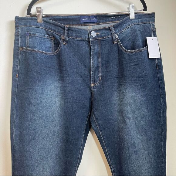 Articles of Society Slim Dylan Men’s Denim Jeans Size 38x32 - Picture 6 of 11